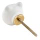 White Panda Head Pattern Cabinet Knobs